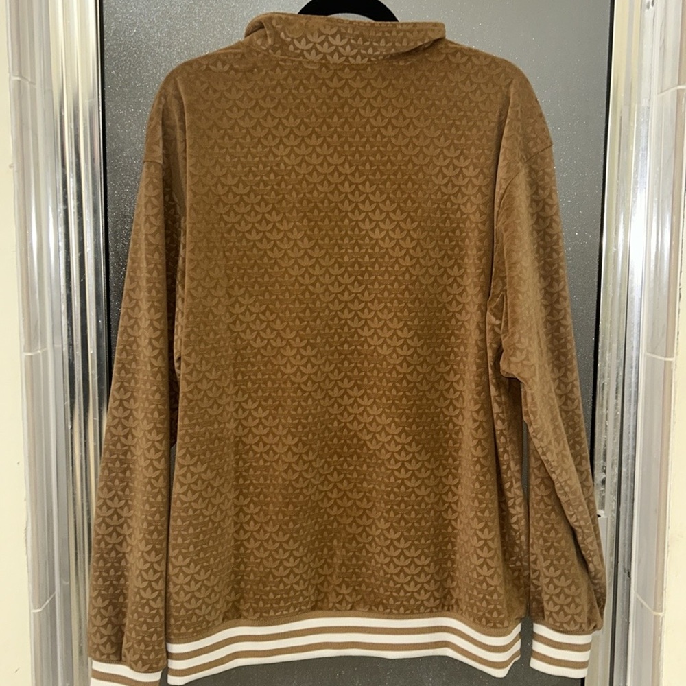 Adidas Originals adicolor 70s unisex funnel velour fleece - Picture 11 of 12